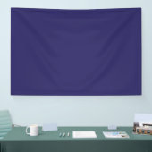 ein blauer Hintergrund mit Uhr Banner (Messe)