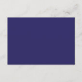 ein blauer Hintergrund mit Uhr Begleitkarte (Vorderseite)