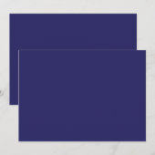 ein blauer Hintergrund mit Uhr Einladung (Vorne/Hinten)