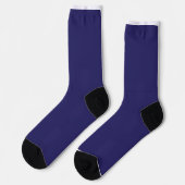 ein blauer Hintergrund mit Uhr Socken (Linkes Detail)