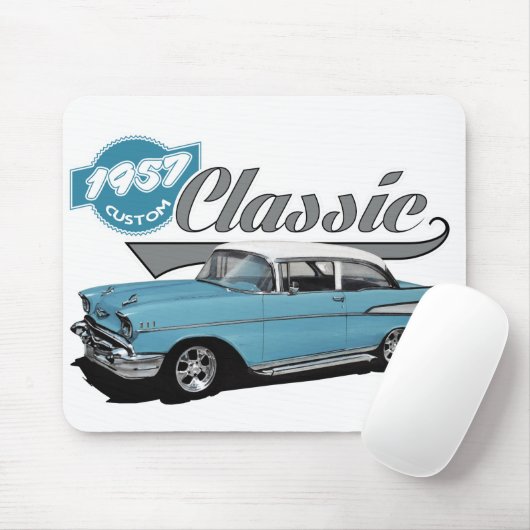 Ein blauer Klassiker Mousepad (Mit Mouse)