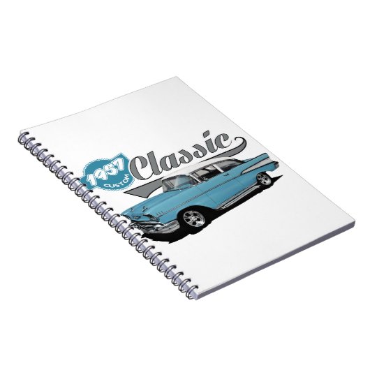 Ein blauer Klassiker Notizblock (Rechte Seite)