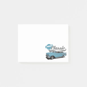 Ein blauer Klassiker Post-it Klebezettel