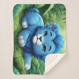 Ein blauer Löwengürtel im Dschungel Sherpadecke