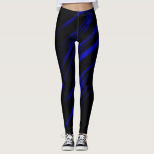 Ein blauer Streifen Leggings
