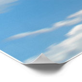 Ein blauer Streifen Poster (Ecke)