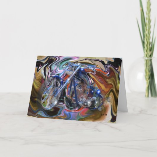 Ein blauer Traum Karte (Vorderseite)