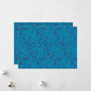 ein blauer und schwarzer Hintergrund mit einem Mus Feiertagskarte