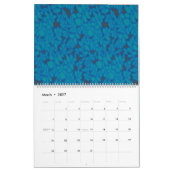 ein blauer und schwarzer Hintergrund mit einem Mus Kalender (Mär 2027)