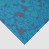 ein blauer und schwarzer Hintergrund mit einem Mus Seidenpapier (Ausschnitt)