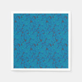 ein blauer und schwarzer Hintergrund mit einem Mus Serviette (Vorderseite)