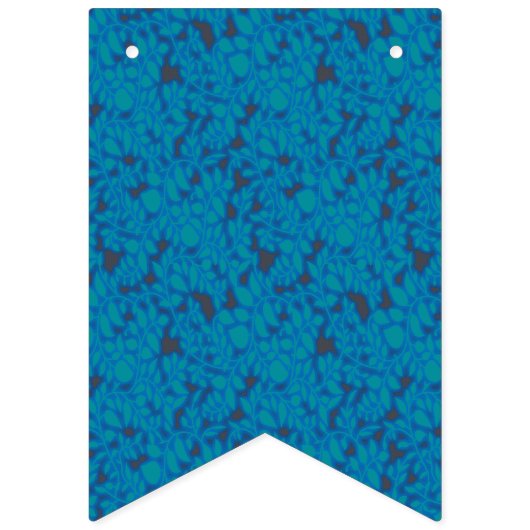 ein blauer und schwarzer Hintergrund mit einem Mus Wimpelkette (Dritte Fahne)