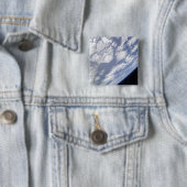 Ein blauer und weißer Teil der Erde Button (Beispiel)