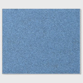 Ein blaues Glitter-Verpackungspapier-Rollo  Geschenkpapier (Flach)