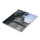 Ein blaues Haus Fliese (Seite)
