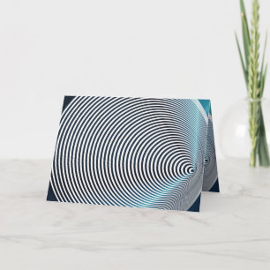 Ein blaues Metallrohr hinunter Karte