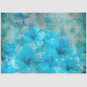 Ein blaues Shabby Chic Ephemera Design Serie 11 Seidenpapier
