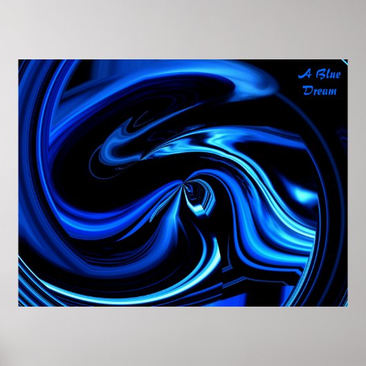 Ein blaues Traumposter Poster (Vorne)