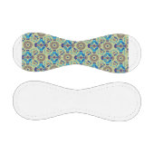 ein blaues und grünes Muster auf grünem Hintergrun Baseball (Paneele)