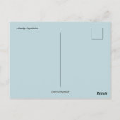 Ein Blick auf Almaty Kasachstan Postkarte (Rückseite)