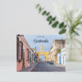 Ein Blick auf Antigua Guatemala Postkarte (Stehend Vorderseite)