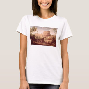 Ein Blick auf das Kolosseum mit einem Reisenden, 1 T-Shirt