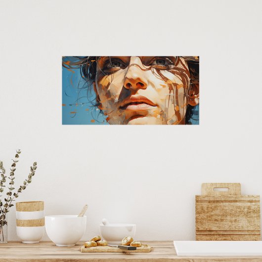 Ein Blick auf das zukünftige Bild Poster (Küche)