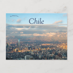 Ein Blick auf den Chile von Vögeln Postkarte