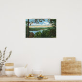 Ein Blick auf den Gardasee Poster (Küche)