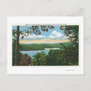 Ein Blick auf den Gardasee Postkarte
