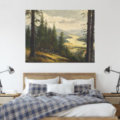 Ein Blick auf den Schwarzwald - Karl Julius Wilhel Leinwanddruck (Insitu (Schlafzimmer))