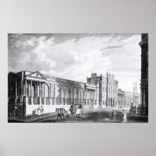 Ein Blick auf die Bank von England Poster
