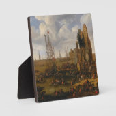 Ein Blick auf die Bucht von Capriccio Fotoplatte (Vorderseite)