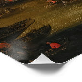 Ein Blick auf die Bucht von Capriccio Poster (Ecke)