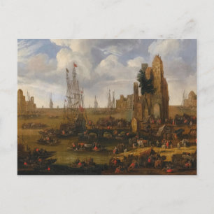 Ein Blick auf die Bucht von Capriccio Postkarte