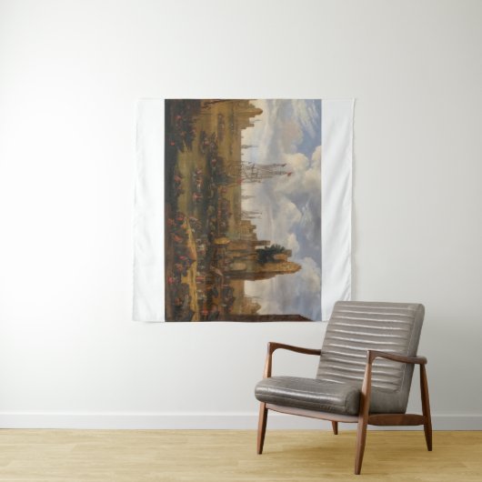 Ein Blick auf die Bucht von Capriccio Wandteppich (Beispiel (Horizontal))