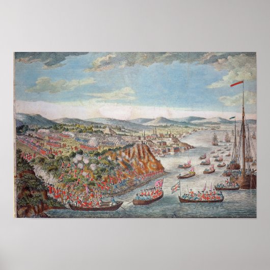 Ein Blick auf die Einnahme von Quebec Poster (Vorne)