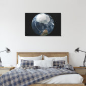 Ein Blick auf die Erde 2 Leinwanddruck (Insitu (Schlafzimmer))