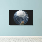 Ein Blick auf die Erde 2 Leinwanddruck (Insitu (Holzboden))