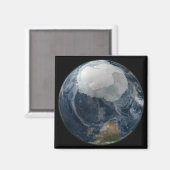 Ein Blick auf die Erde 2 Magnet (Vorderseite/Rückseite)