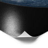 Ein Blick auf die Erde Fotodruck (Ecke)