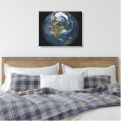 Ein Blick auf die Erde Leinwanddruck (Insitu (Schlafzimmer))