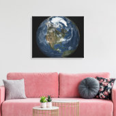 Ein Blick auf die Erde Leinwanddruck (Insitu (Wohnzimmer))