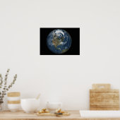 Ein Blick auf die Erde Poster (Küche)