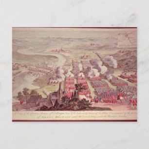 Ein Blick auf die glorreiche Aktion von Dettingen Postkarte