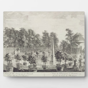 Ein Blick auf die Orangerie, Lord Burlington's Gar Fotoplatte