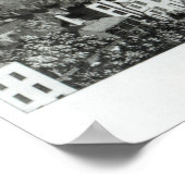 Ein Blick auf die Städte London und Westminster Poster (Ecke)