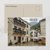 Ein Blick auf Kotor Montenegro Postkarte (Vorne/Hinten)