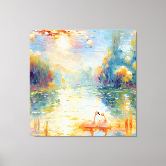 Ein Blick auf Monet Leinwanddruck (Vorderseite)