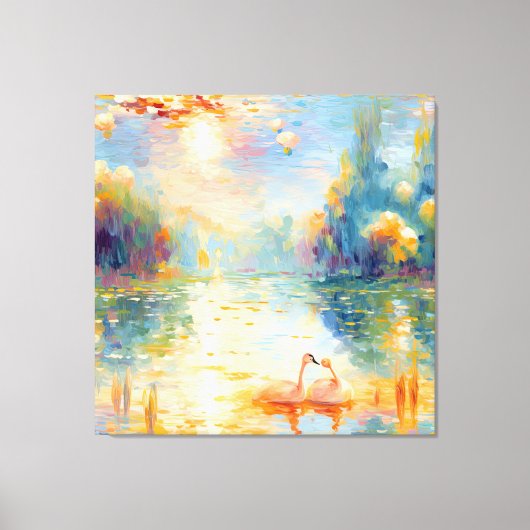 Ein Blick auf Monet Leinwanddruck (Vorderseite)